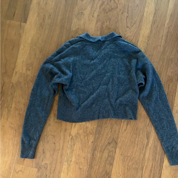 Reformation Cropped Polo Sweater - Picture 3 of 4